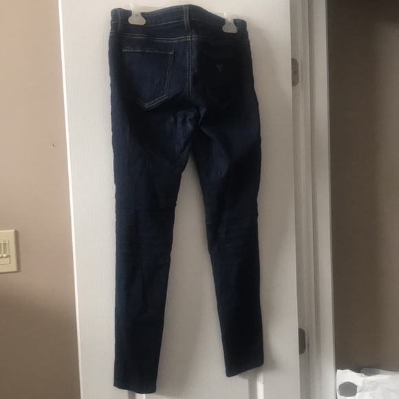 Guess Power Skinny Dark Wash Jeans - Picture 4 of 9